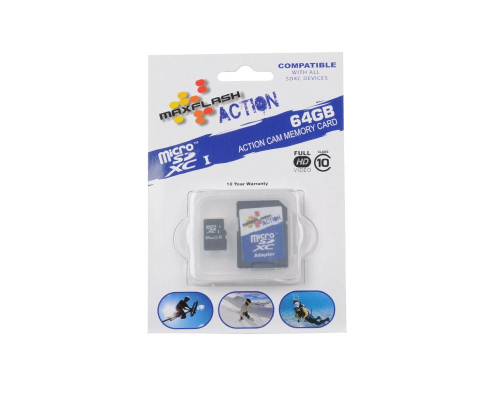 GoPro 64GB Maxflash Action MicroSDXC Memory Card