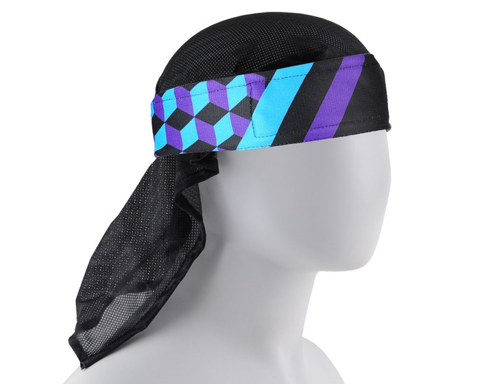 HK Army Padded Head Wrap w/ Mesh Netting - Dart Purple