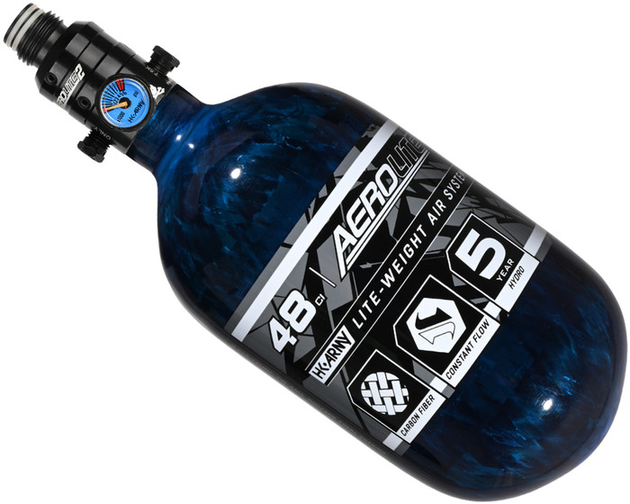 HK Army Aerolite Compressed Air Bottle w/ Pro Adjustable Regulator - Blue (48/4500)