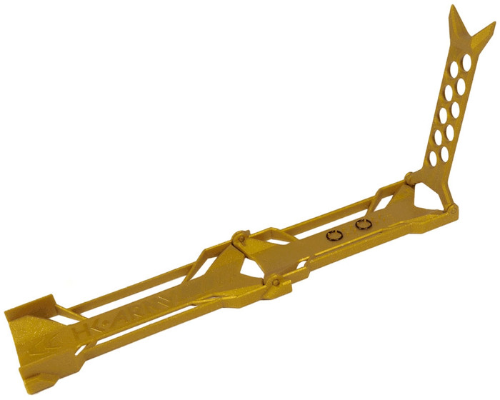 HK Army Paintball Joint Folding Gun Stand - Gold