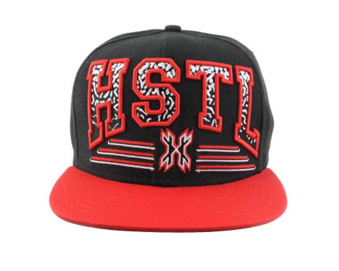 HK Army Snap Back Grind Hat - Black/Red