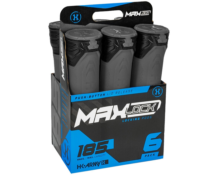 HK Army 185 Round Pod (6 Pack) - MaxLock - Graphite