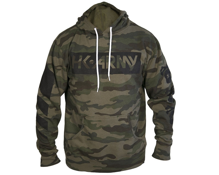 HK Army Off Break Pull Over Hooded Sweatshirt - Camo