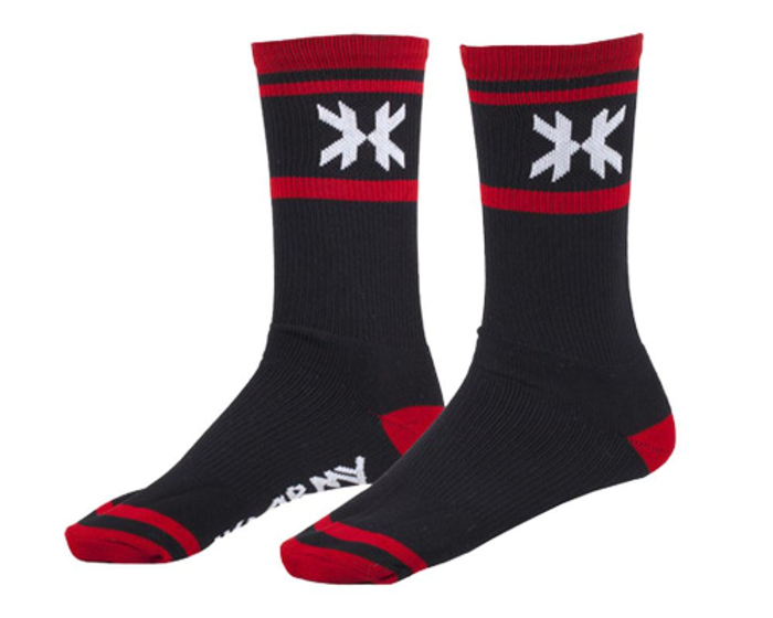 HK Army Tracer Speed Socks - Black/Red