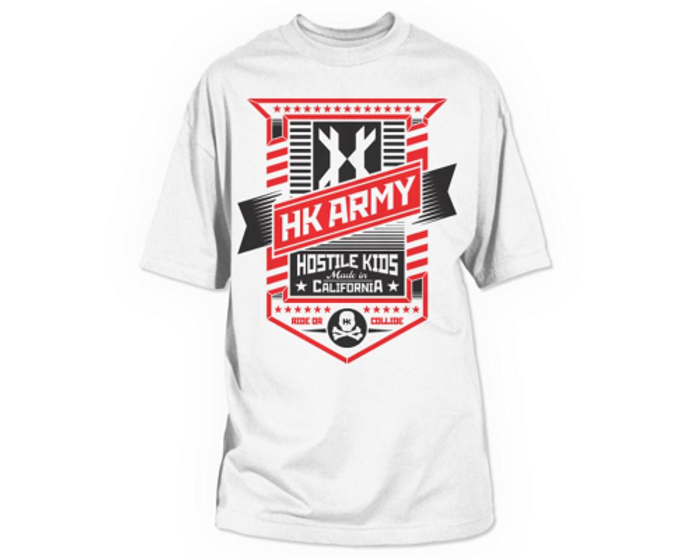 HK Army Badge Paintball T-Shirt - White