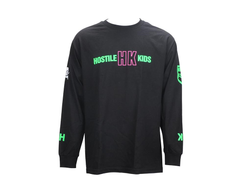 HK Army Long Sleeve Neon I Paintball T-Shirt - Black