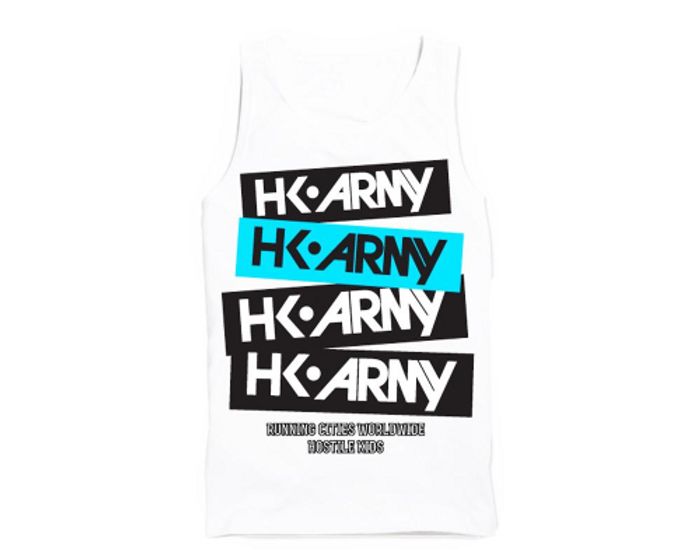 HK Army Posted Paintball Tank Top - White
