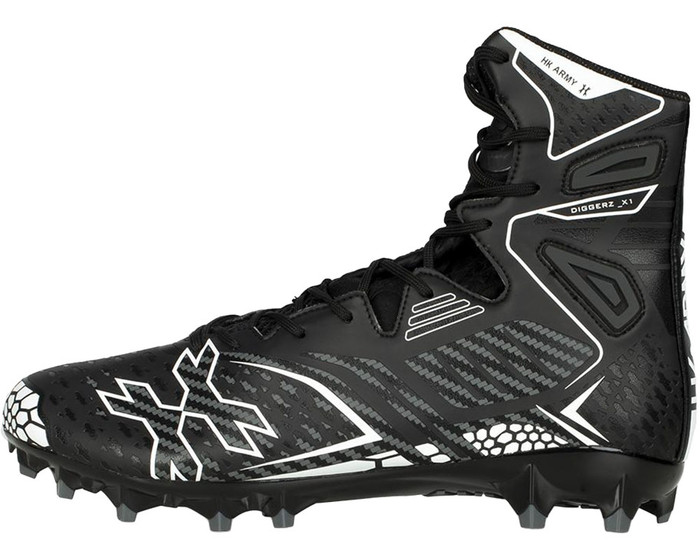 HK Army Diggerz Cleats - Black/Grey