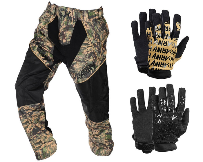 HK Army HSTL Paintball Pants & Gloves Package Kit