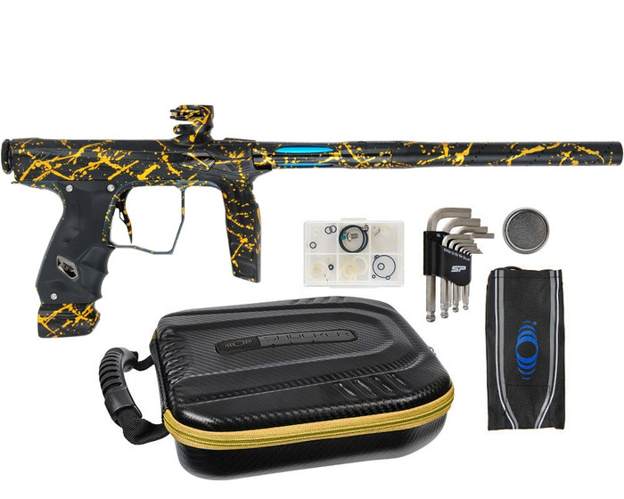 HK Army Electronic Shocker AMP Paintball Gun - Splash Prestige (Black/Gold)