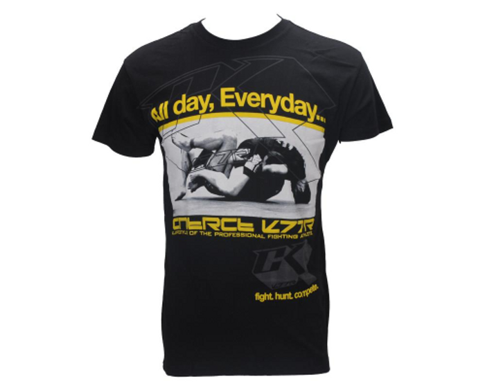 Contract Killer All Day T-Shirt - Black/Yellow