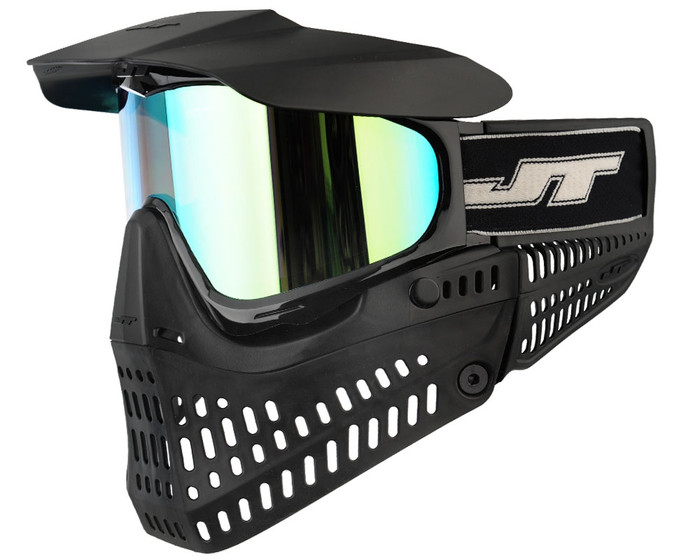 JT ProFlex Mask - Black/Black w/ Prizm 2.0 Yellow Retro Lens