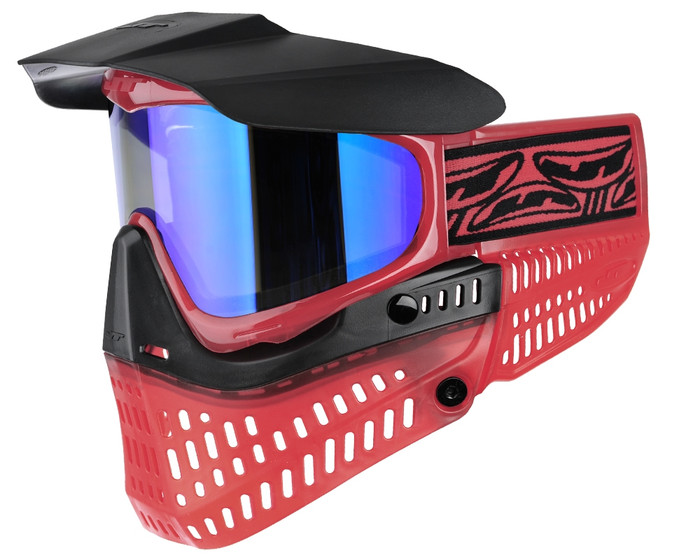 JT ProFlex Thermal Mask - Ice Series Red - Prizm 2.0 Sky