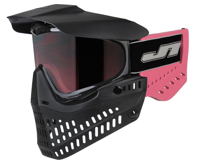 JT ProFlex (Old School) Thermal Mask - Black/Pink w/ Rose Lens