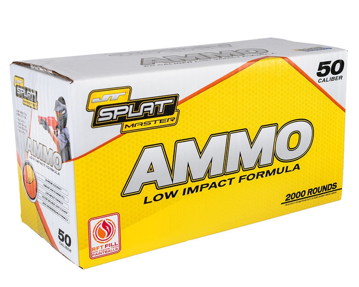 JT Splatmaster 2000ct .50 Cal Paintball Ammo - White Fill