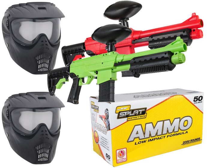 JT Splatmaster Z18 Rifle Duel Package - Green/Red