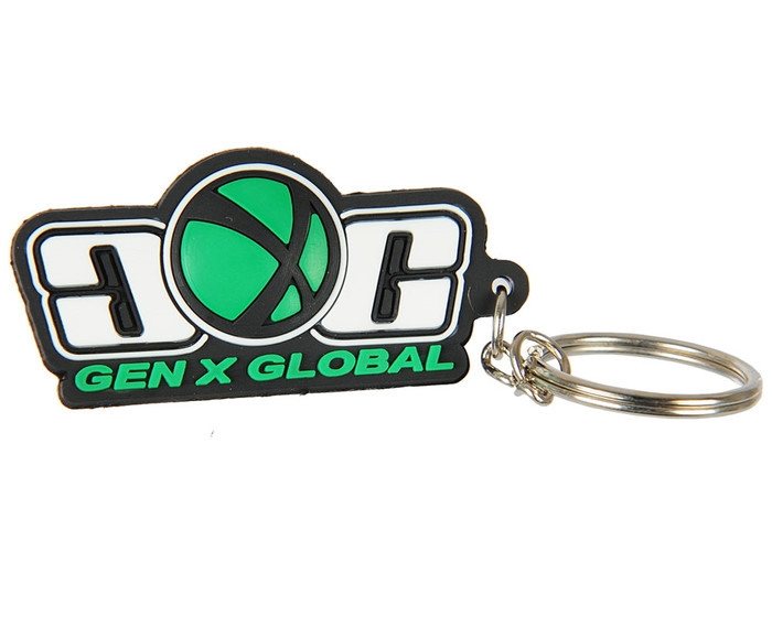 Gen X Global Rubber Key Chain - Green