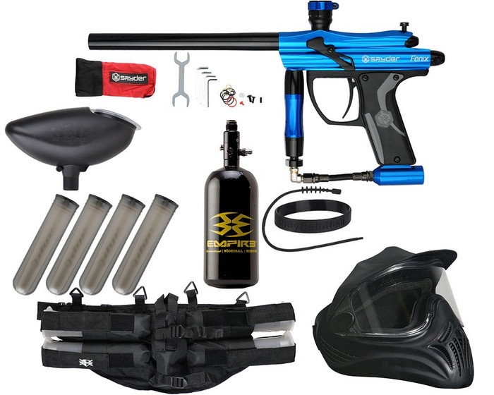 Kingman Spyder Fenix Legendary Paintball Gun Package Kit