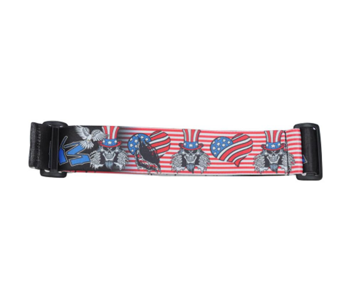 KM Paintball Universal JT Goggle Strap - 09 American Skull