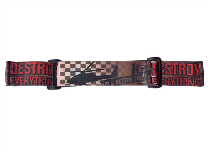 KM Paintball Universal JT Goggle Strap - 09 Destroy Everything