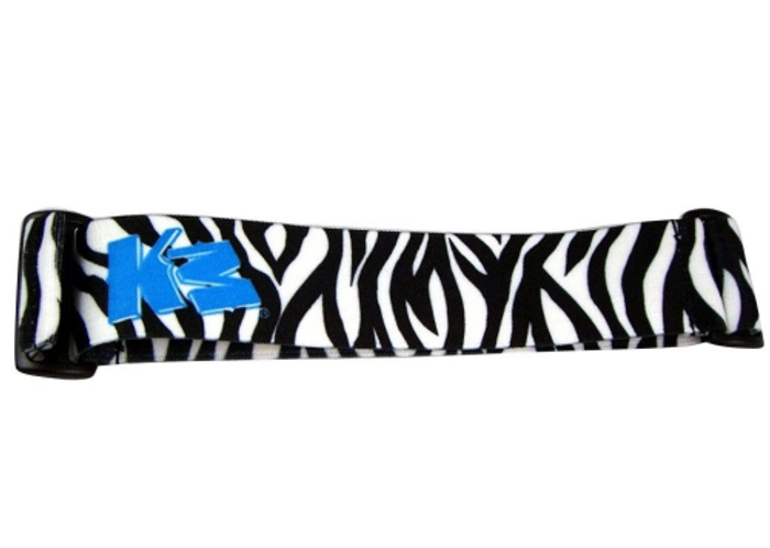 KM Paintball Universal JT Goggle Strap - White Tiger