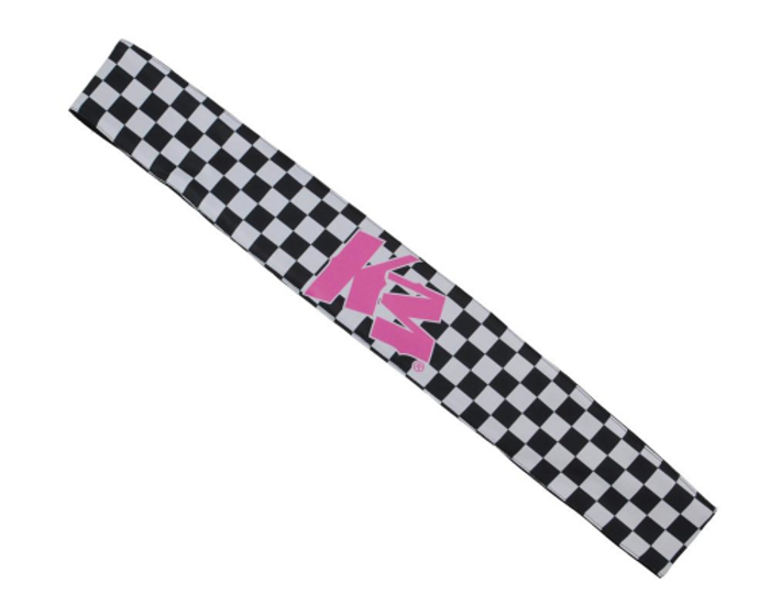 KM Paintball Headband - Checkered Black/White