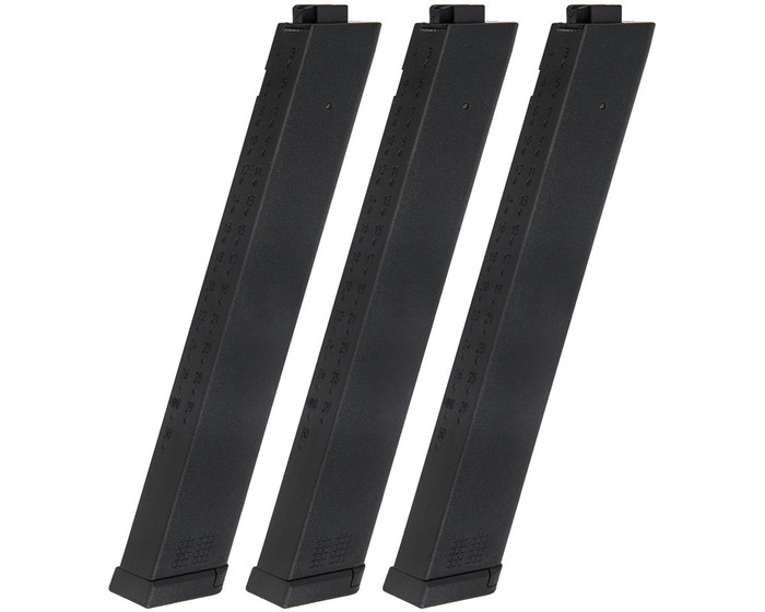 KWA Airsoft Magazine - QRF Mod 2 120 Round Mid-Cap (3-Pack)