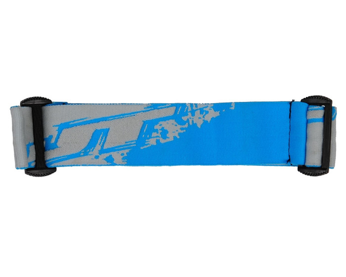 JT Goggle Strap - Grey/Cyan