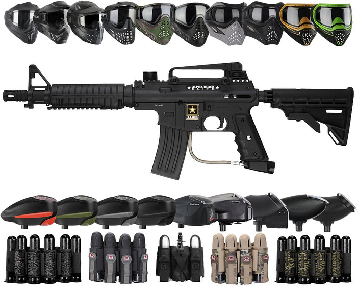 Make Your Own Package Kit - Tippmann Alpha Black Elite Tactical Marker - Black