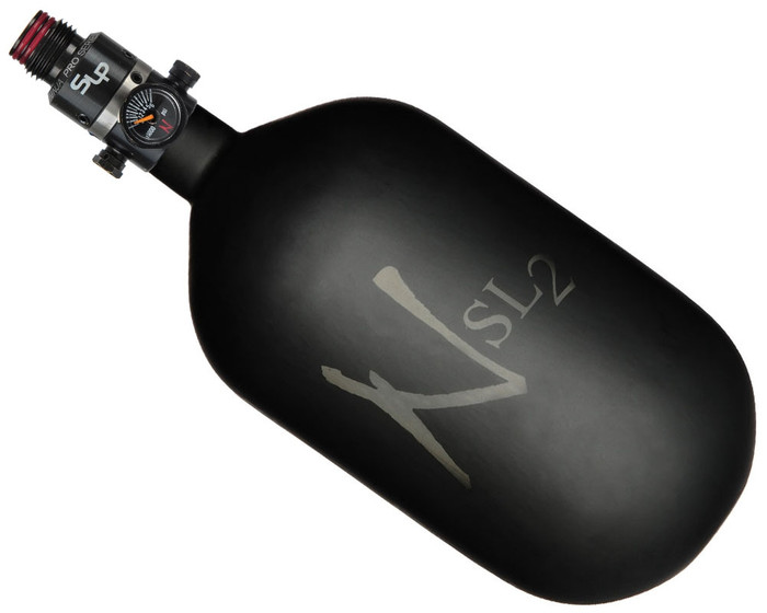 Ninja SL2 Compressed Air Bottle w/Pro V2 SLP Regulator - Matte Black (68 ci/4500 psi)