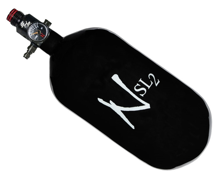 Ninja SL2 Compressed Air Bottle w/Pro V2 SHP Regulator - Black/White (77/4500)