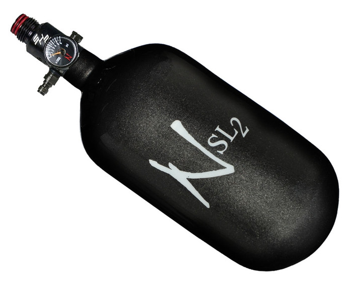 77/4500 w/ Pro V2 SHP Regulator Ninja SL2 Carbon FIber Air Tank - Gun Smoke