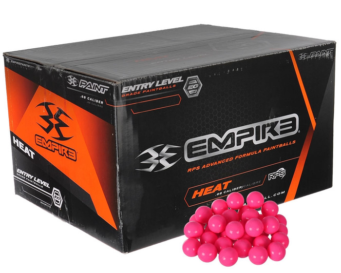 Empire .68 Caliber Paintballs - Heat - Pink Fill - 100 Rounds