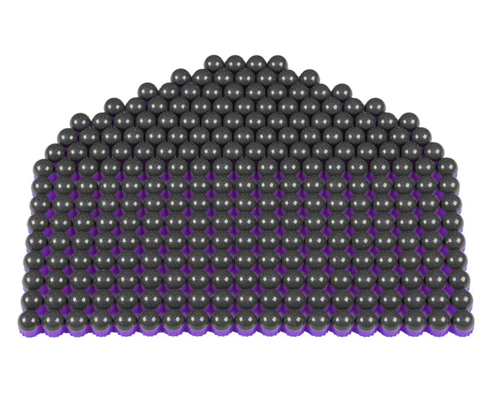 First Strike/Tiberius Arms FSR Paintballs - 250 Count - Smoke/Purple Shell w/ Orange Fill