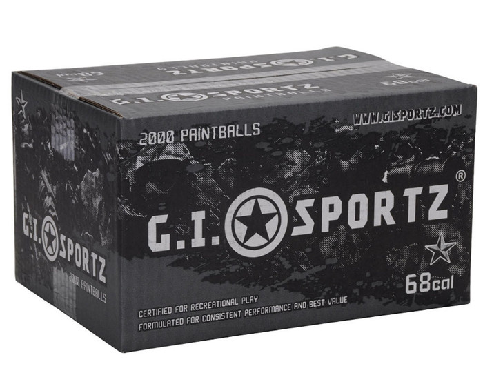 GI Sportz 1 Star Paintball Case 100 Rounds - Orange Fill