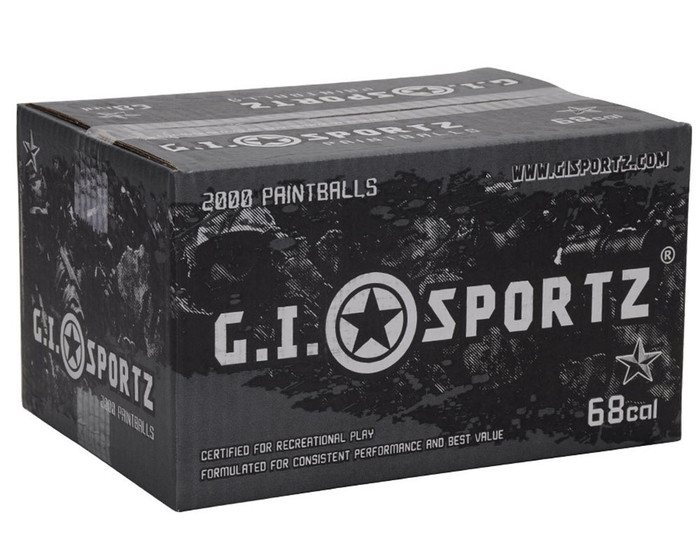 GI Sportz 1 Star Paintball Case 1000 Rounds - Yellow Fill