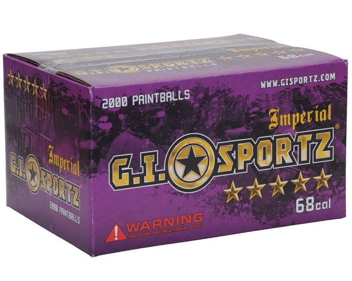 GI Sportz 5 Star Paintball Case 1000 Rounds - Yellow Fill