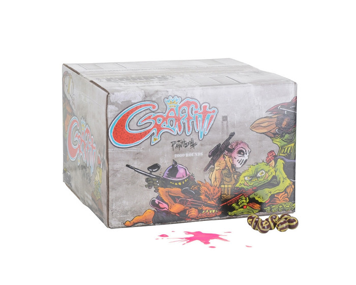 Valken Graffiti Paintball Case 100 Rounds - Pink Fill