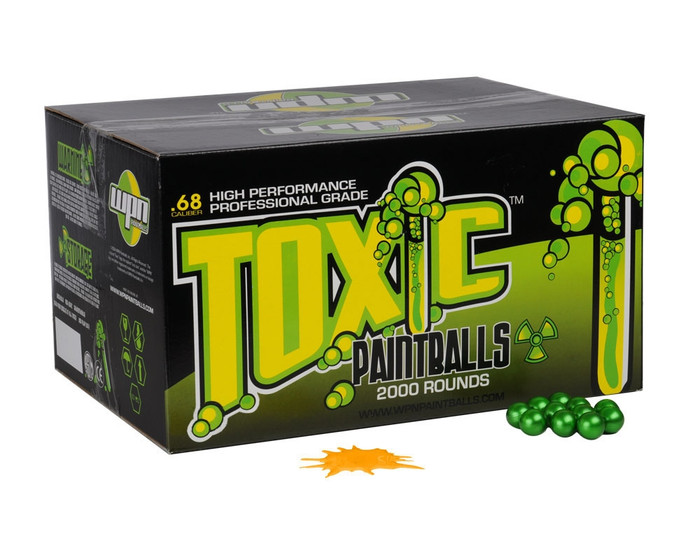 WPN Toxic Paintballs ( .68 Caliber )-  2,000 Count - Blue Fill