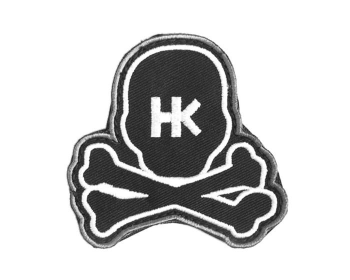 HK Army Skull Patch w/ Velcro Backing