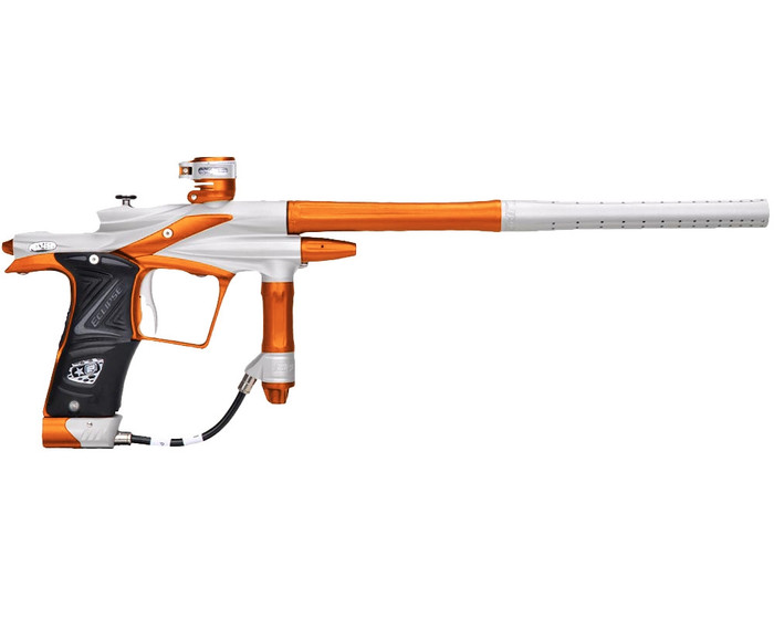 Planet Eclipse 2011 Ego Paintball Gun - Dynasty White/Sunburst Orange - Add APE OLED Board