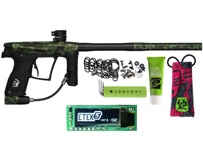 Planet Eclipse Gtek Paintball Gun & FREE OLED Upgrade Board - HDE Forest