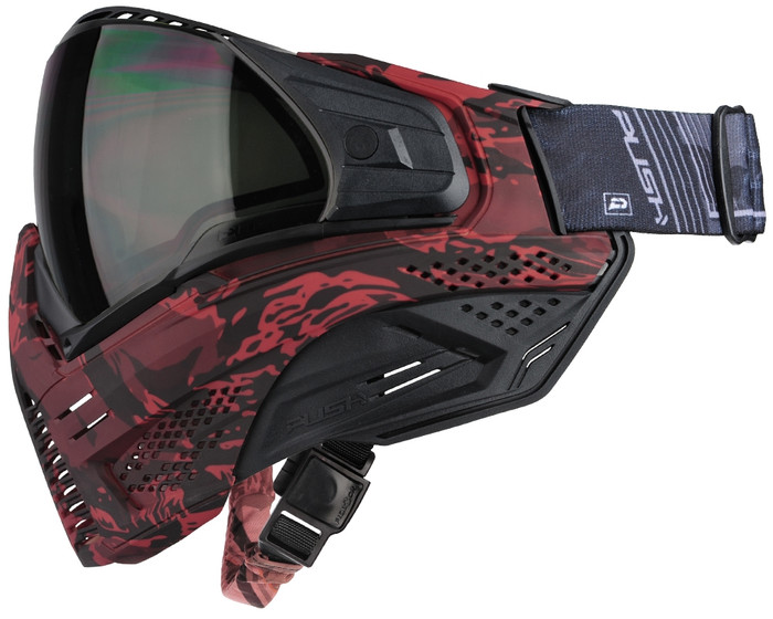 Push Unite Paintball Mask - Blood Camo w/ Smoke Lens