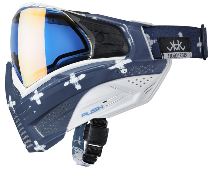Push Unite Paintball Mask - Hormesis Captain w/ Aqua Gold Lens