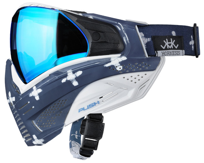 Push Unite Paintball Mask - Hormesis Captain w/ Chrome Blue Lens