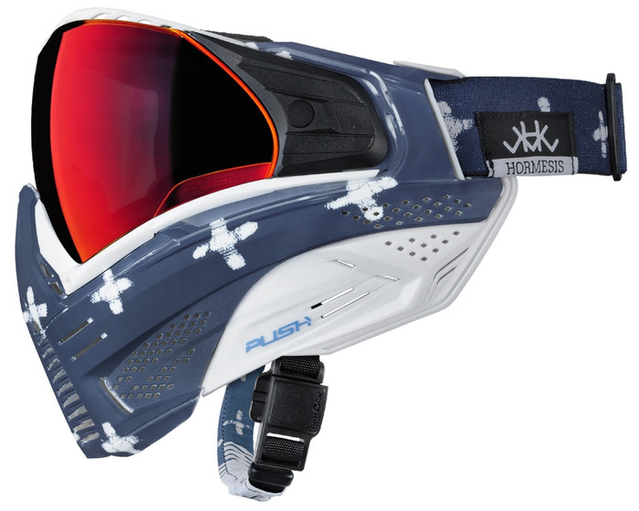 Push Unite Paintball Mask - Hormesis Captain w/ Chrome Red Lens