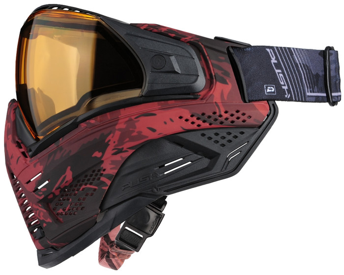 Push Unite XL Paintball Mask - Blood Camo w/ HD Lens