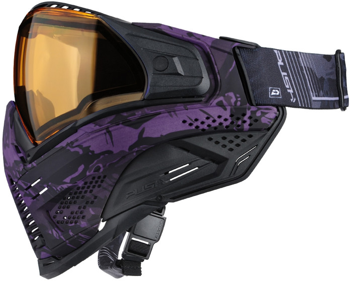 Push Unite XL Paintball Mask - Purple Haze Camo w/ HD Lens