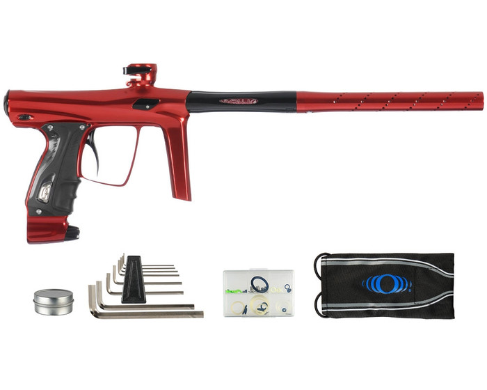 SP Shocker RSX Paintball Gun with Freak XL Barrel - Red/Red/Black