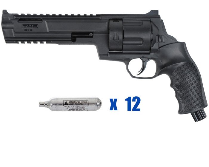 T4E .68 Cal HDR Paintball Revolver Pistol - Home Defense - Basic Kit 1